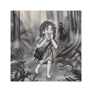 🌙 Forest Girl Sticker